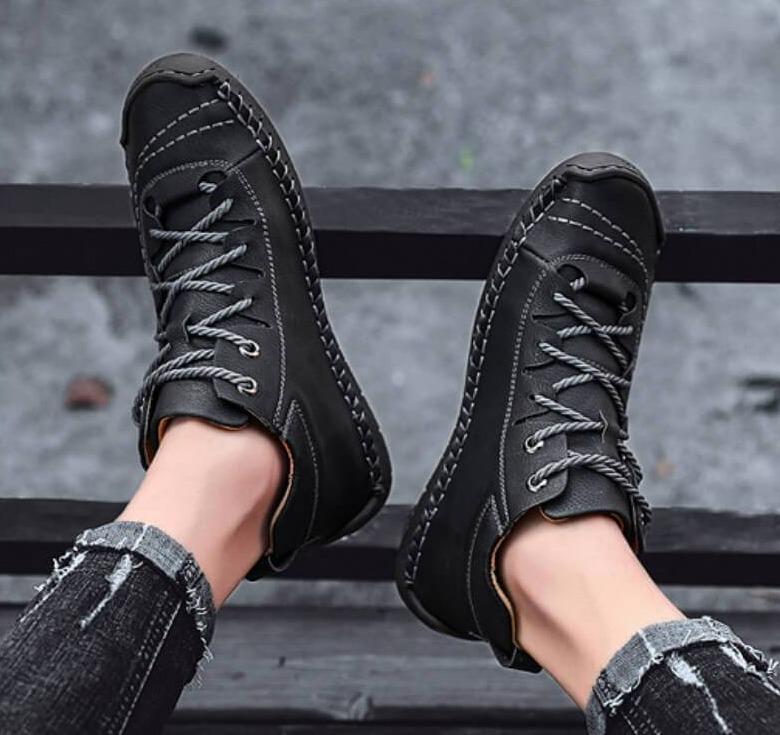 Botines vintage cosidos a mano