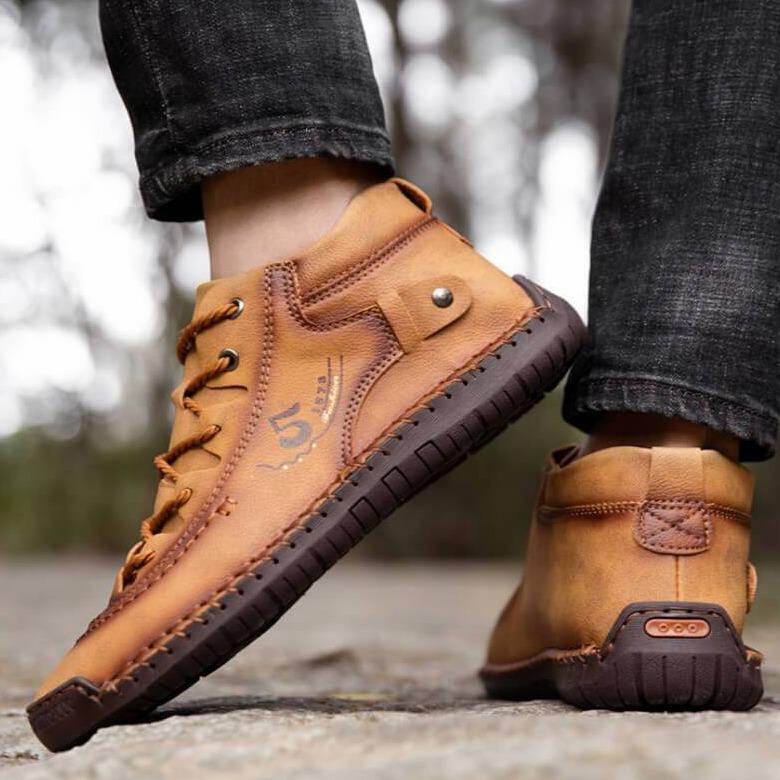 Botines vintage cosidos a mano