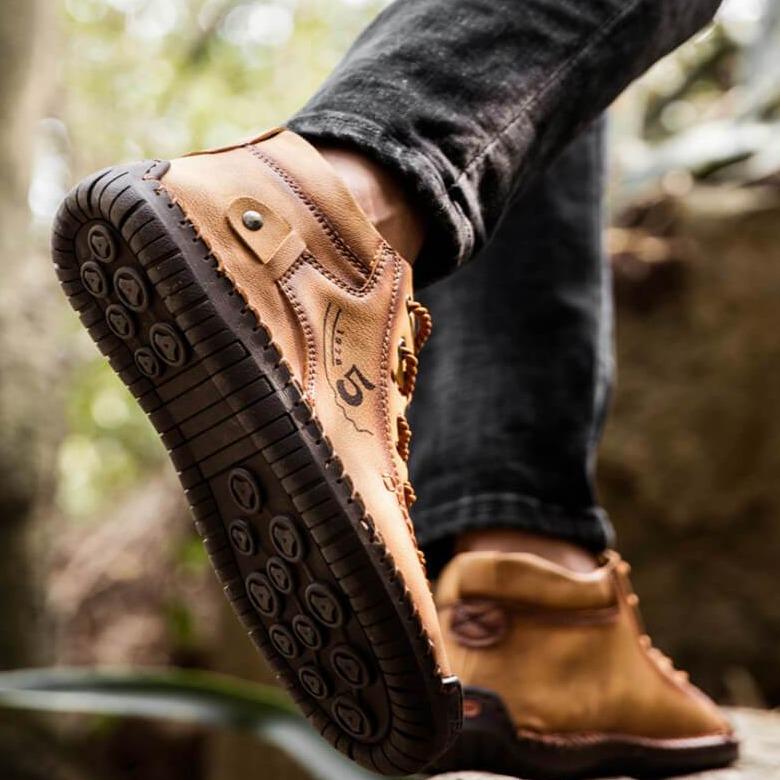 Botines vintage cosidos a mano