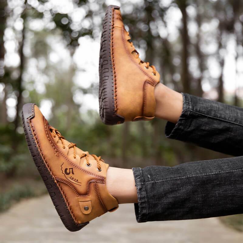 Botines vintage cosidos a mano