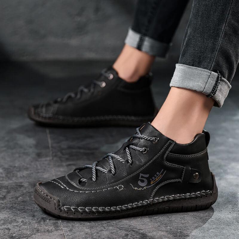 Botines vintage cosidos a mano