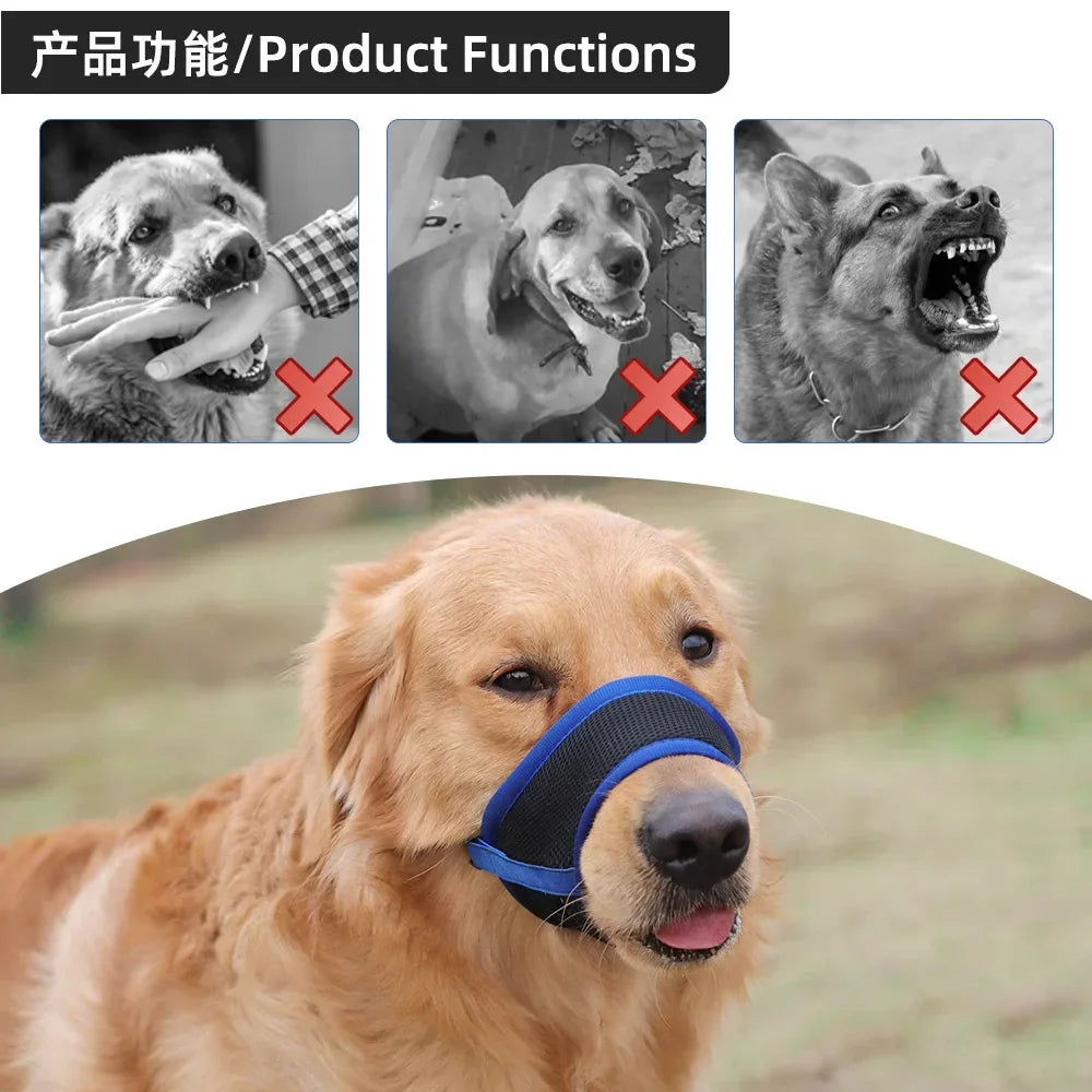 Bozal para Perros para Prevenir Ladridos y Mordeduras