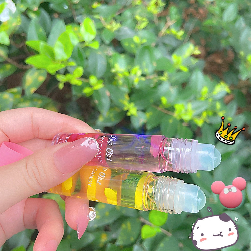 Brillo de labios brillante con efecto espejo acuoso (6 piezas)