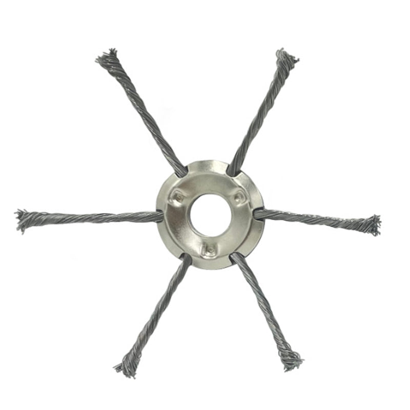 Cabezal de alambre para desbrozadora para un control eficaz de las malas hierbas