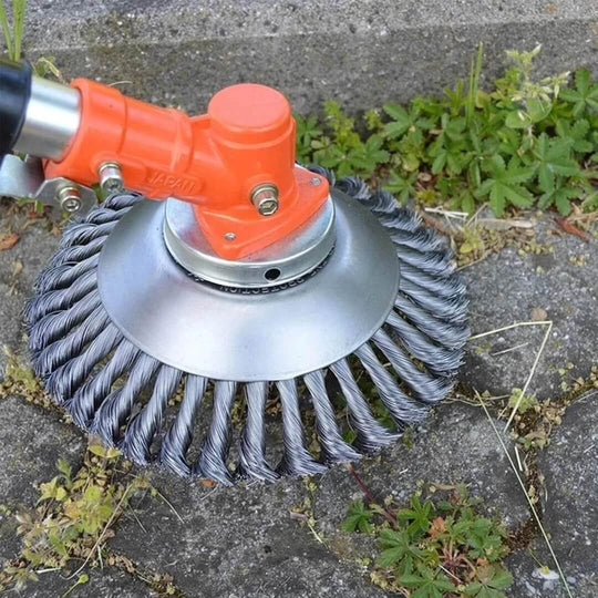 Cabezal potente para desbrozadora para eliminar hierba y malas hierbas