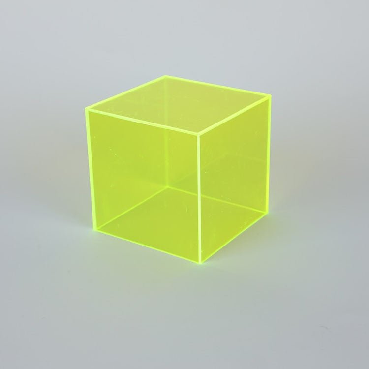Caja de almacenamiento y exhibición de acrílico de colores