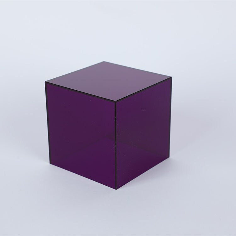 Caja de almacenamiento y exhibición de acrílico de colores