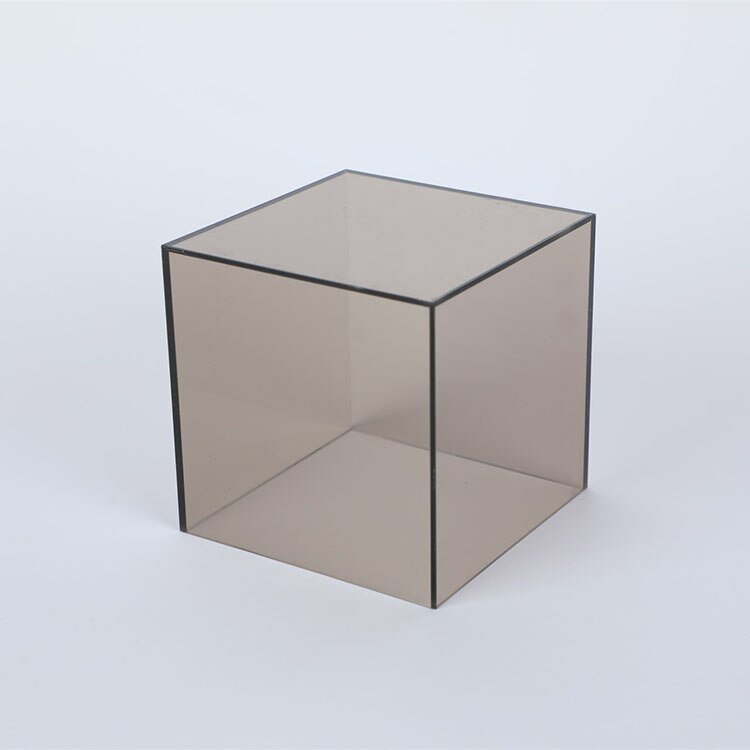 Caja de almacenamiento y exhibición de acrílico de colores