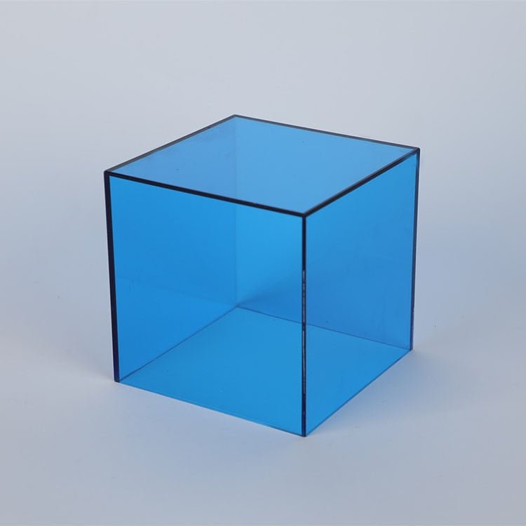 Caja de almacenamiento y exhibición de acrílico de colores