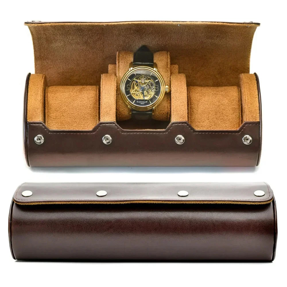 Caja para relojes – Estuche de lujo para relojes de cuero genuino