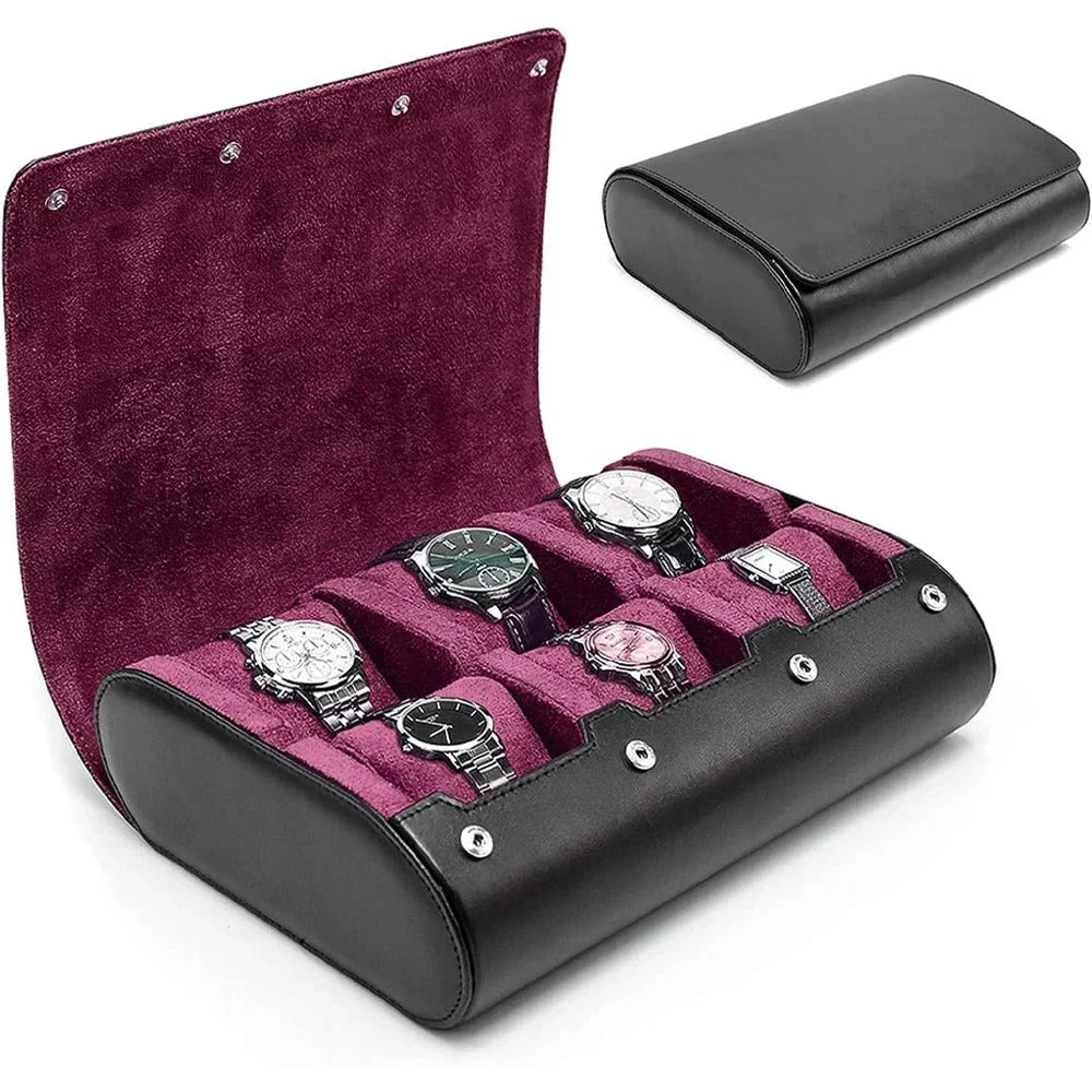 Caja para relojes – Estuche de lujo para relojes de cuero genuino