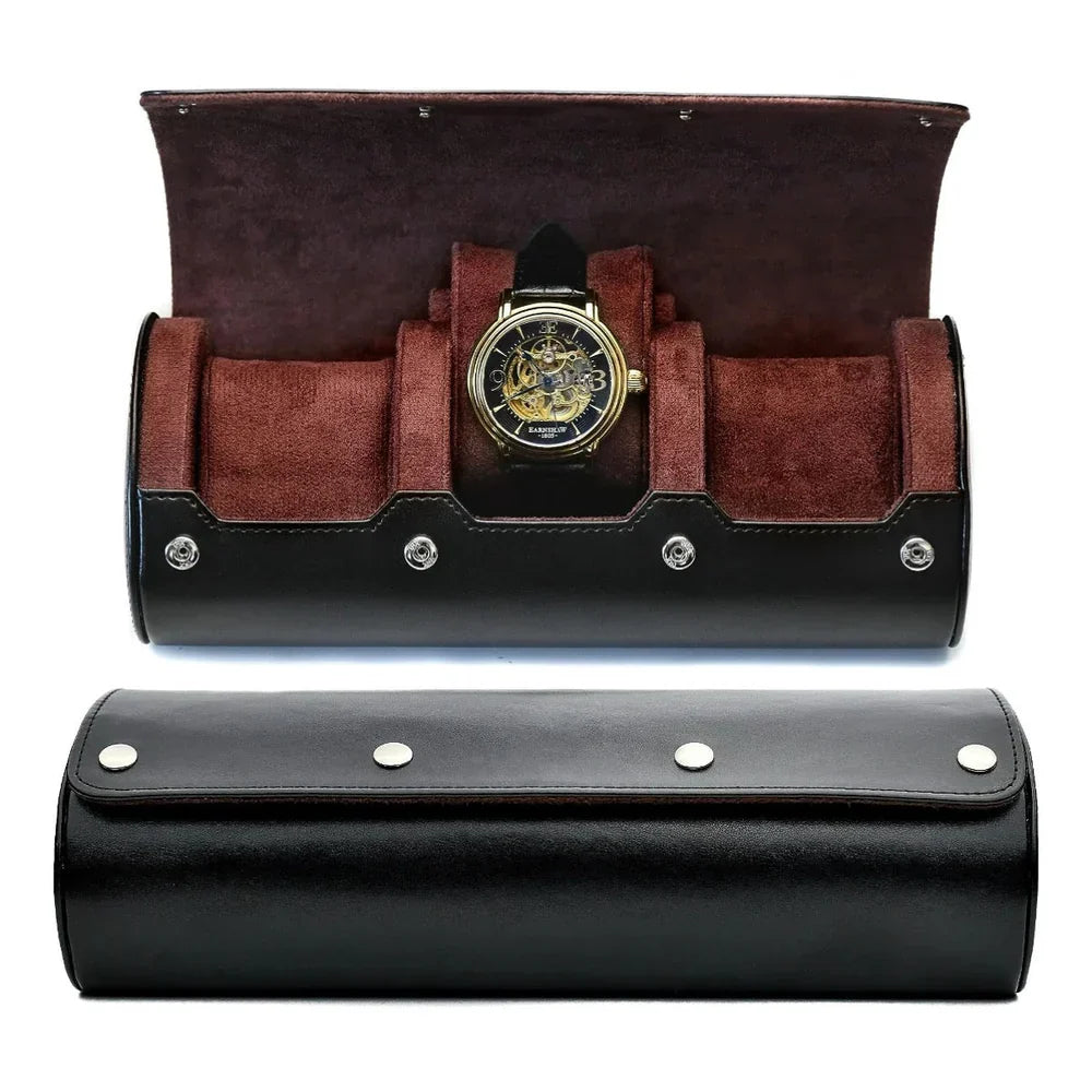 Caja para relojes – Estuche de lujo para relojes de cuero genuino