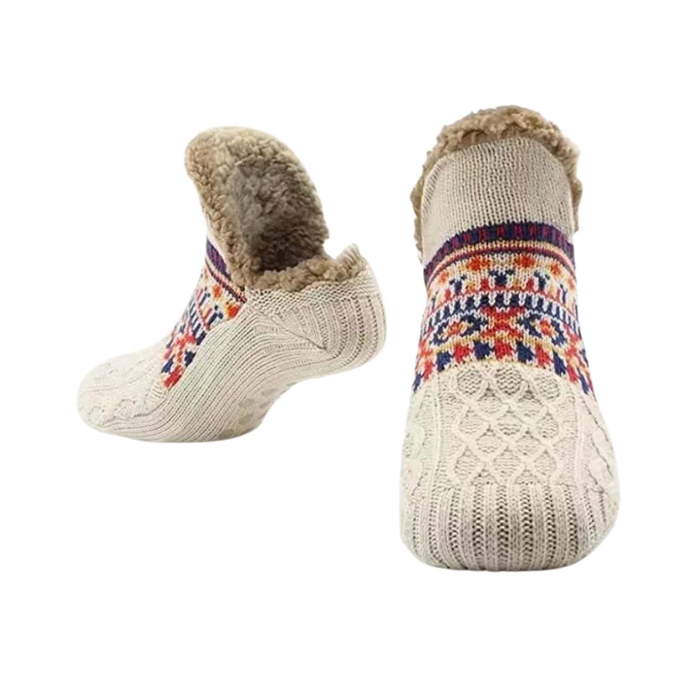 Calcetines cómodos y antideslizantes para mantener los pies calientes