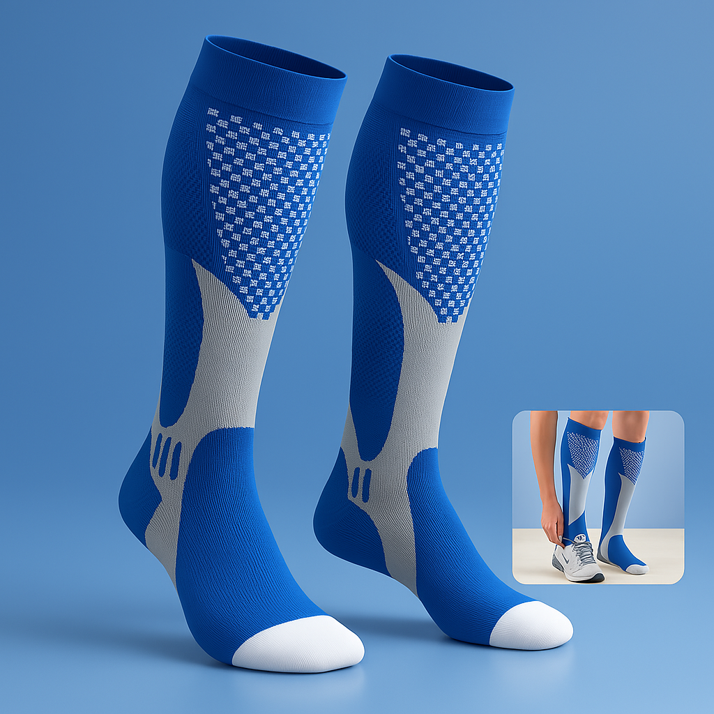 Calcetines de Compresión de Alta Calidad - Reduce Inflamación y Varices