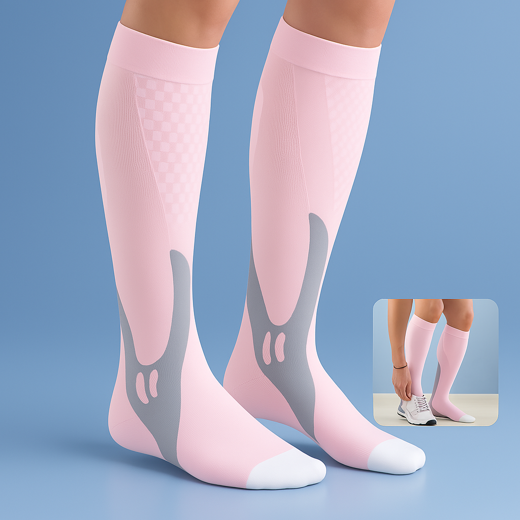 Calcetines de Compresión de Alta Calidad - Reduce Inflamación y Varices