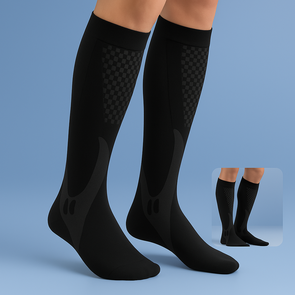 Calcetines de Compresión de Alta Calidad - Reduce Inflamación y Varices