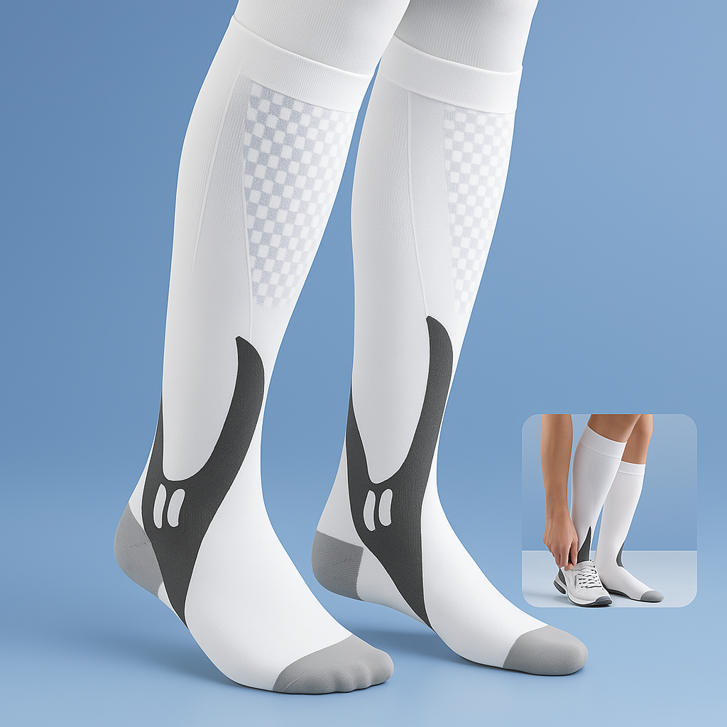 Calcetines de Compresión de Alta Calidad - Reduce Inflamación y Varices