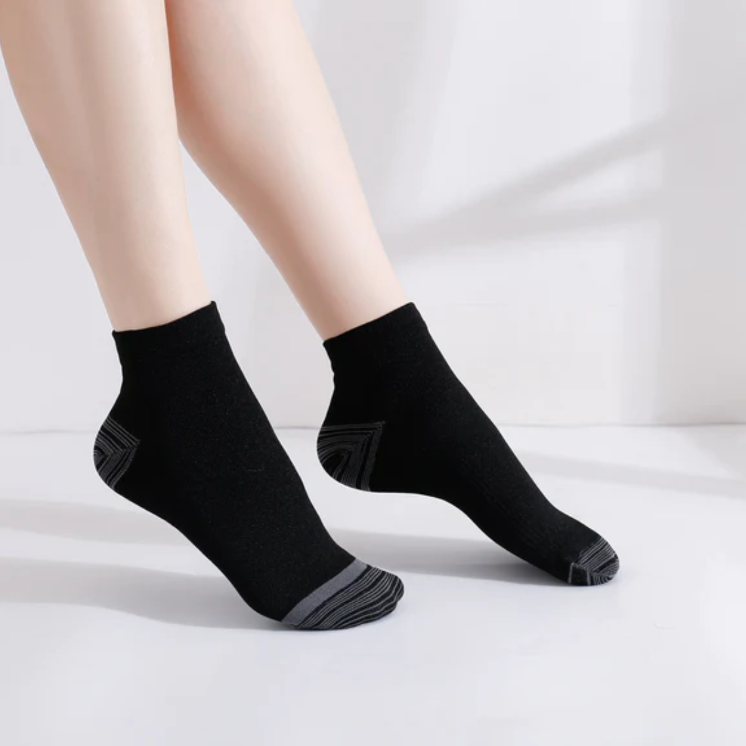 Calcetines de compresión médica patentados