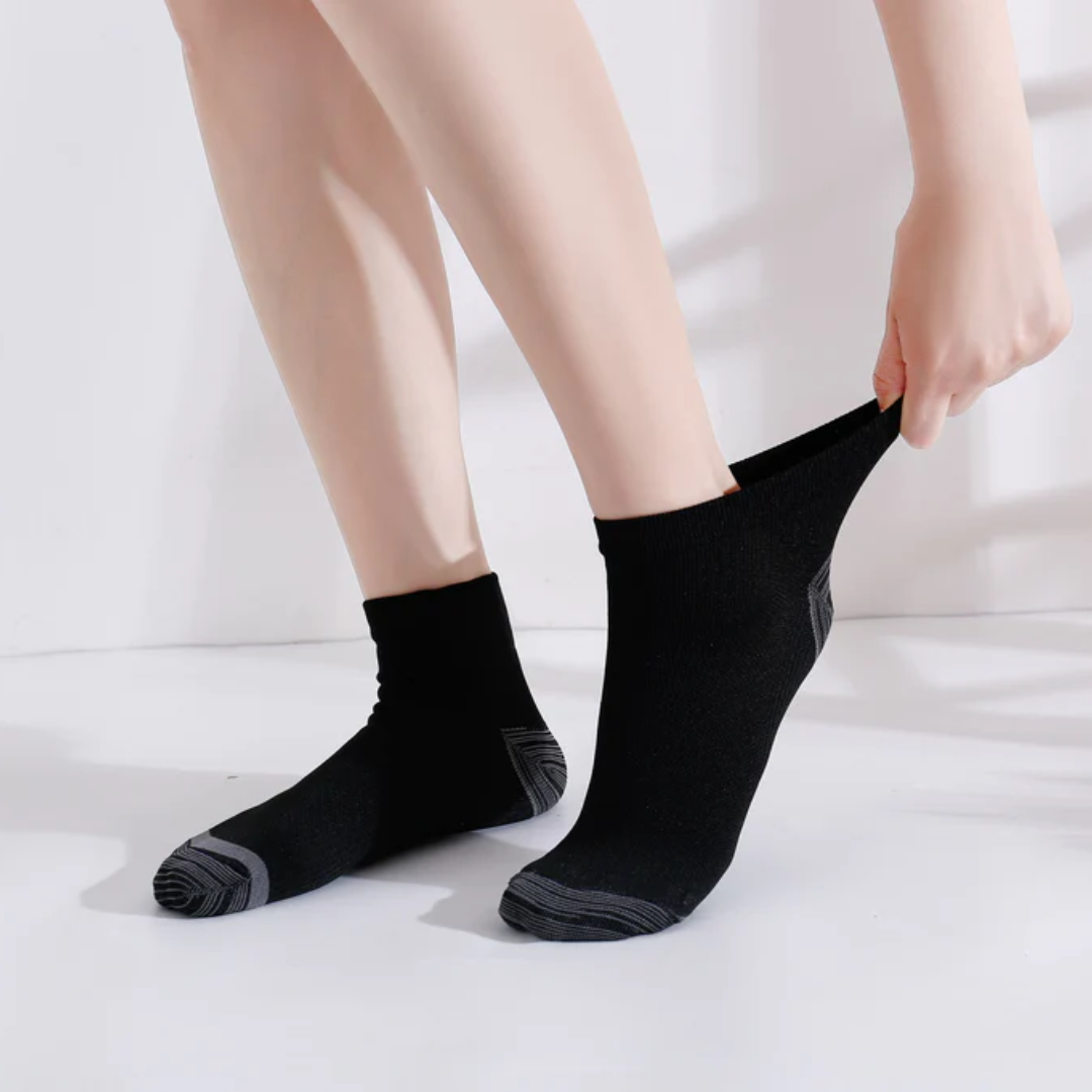 Calcetines de compresión médica patentados