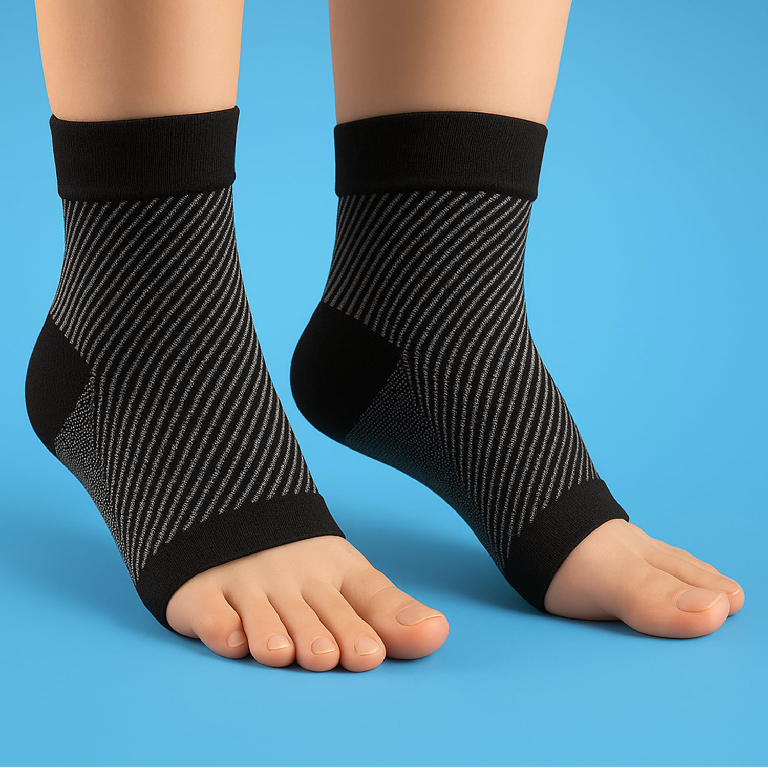 Calcetines de compresión para pie y tobillo