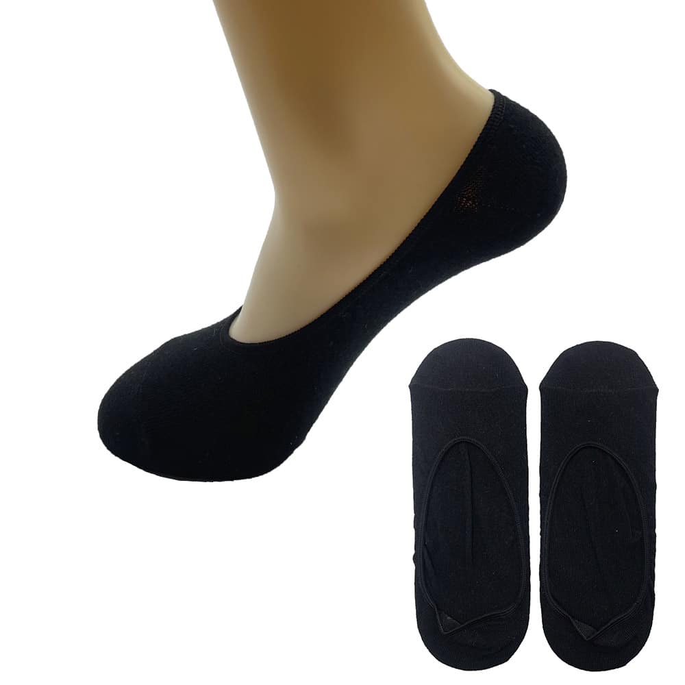Calcetines invisibles 5 pares (negro o blanco)