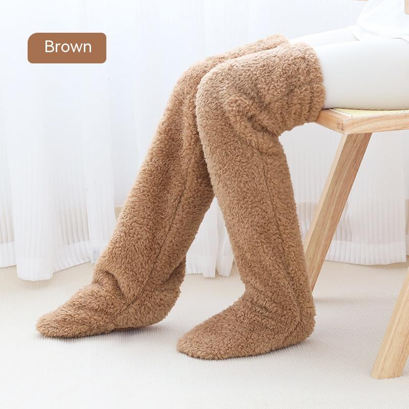 Calcetines maravillosamente suaves y cálidos para los fríos días de invierno