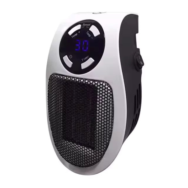 Calefactor cerámico compacto de enchufe USB con diseño de bajo consumo