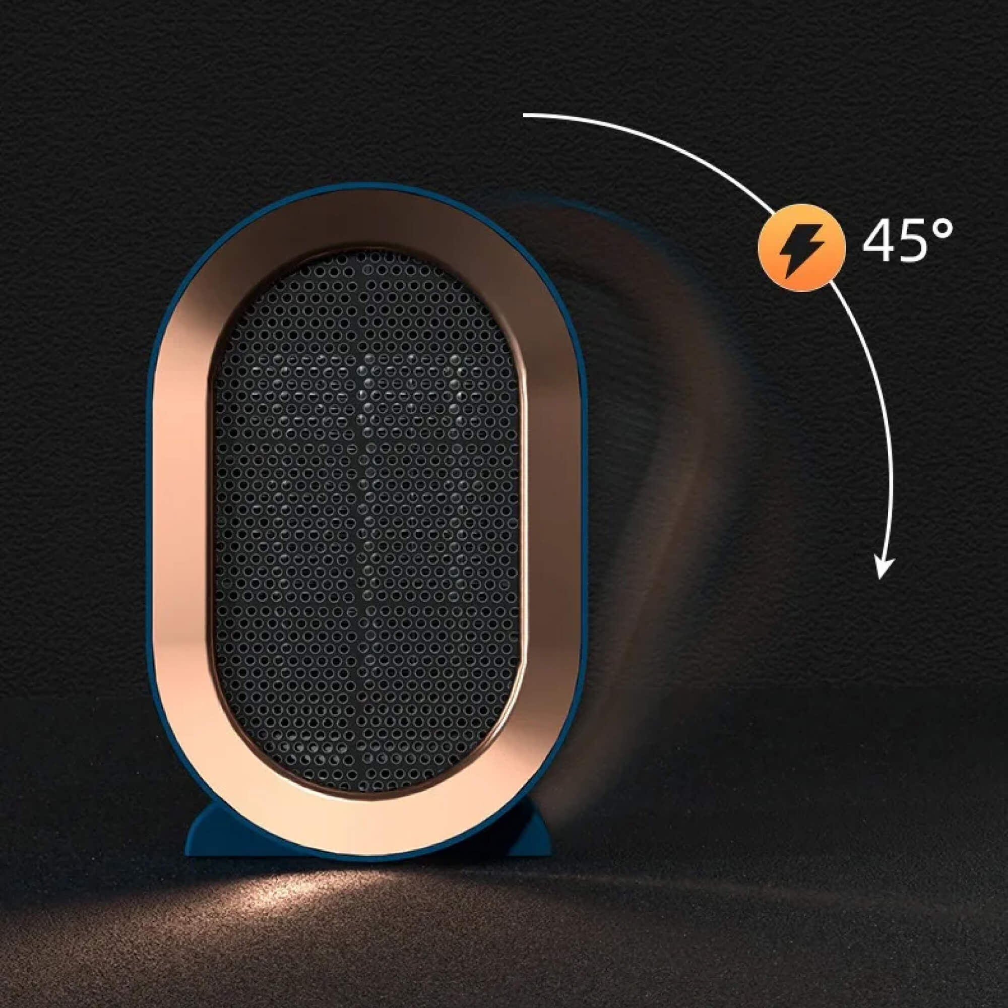 Calefactor eléctrico pequeño y de bajo consumo para habitaciones, portátil