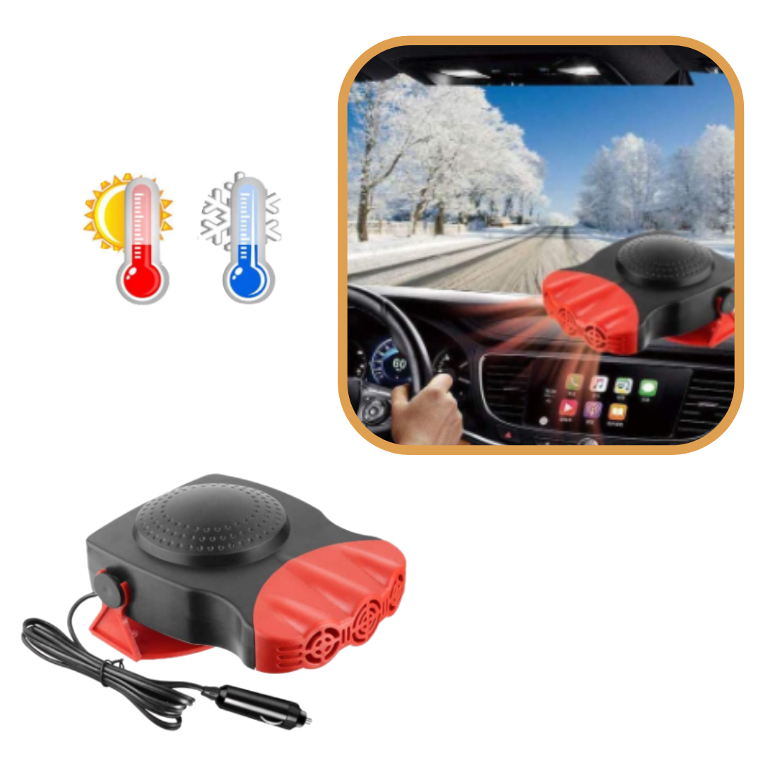 Calefactor y Descongelador para Coche - Compacto y Potente