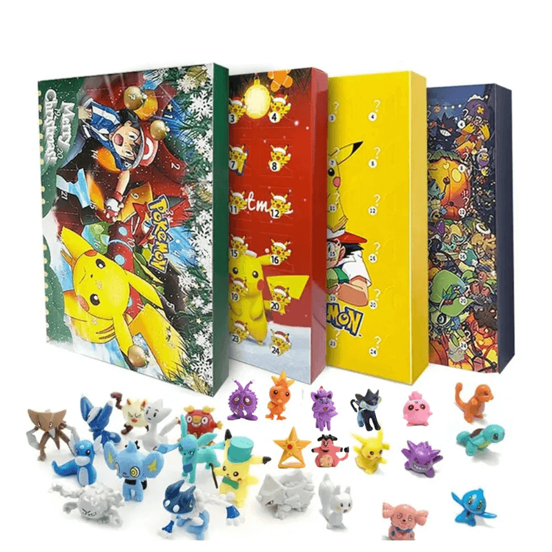 Calendario de Adviento navideño de sorpresa con 24 figuras