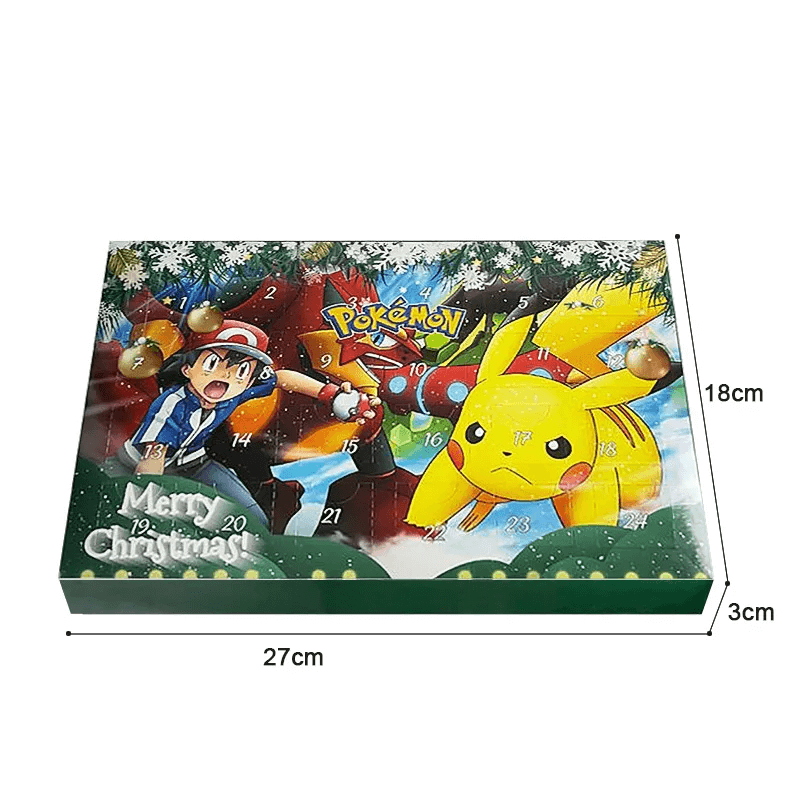 Calendario de Adviento navideño de sorpresa con 24 figuras