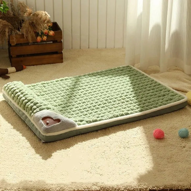 Cama colchoneta de invierno para perros – Sofá cálido de felpa para perros pequeños y medianos