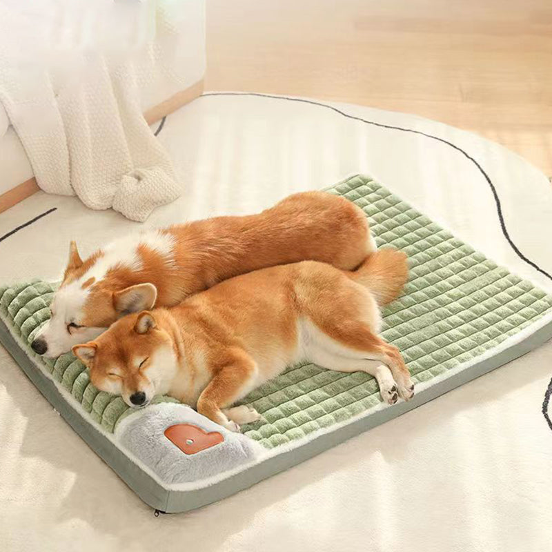 Cama colchoneta de invierno para perros – Sofá cálido de felpa para perros pequeños y medianos