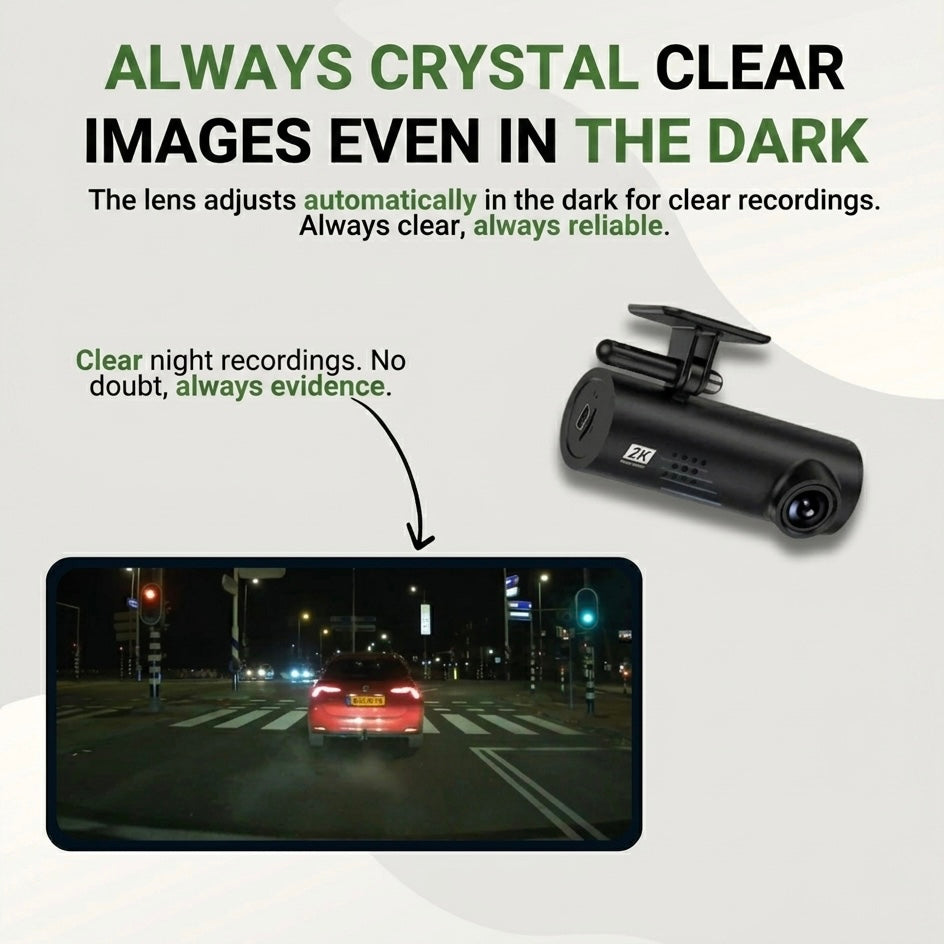 Cámara Dashcam para Coche 1080P | Gran Angular de 170° | Visión Nocturna Sony Starvis | Sensor G | Alertas de Voz | Grabación en Bucle Continua