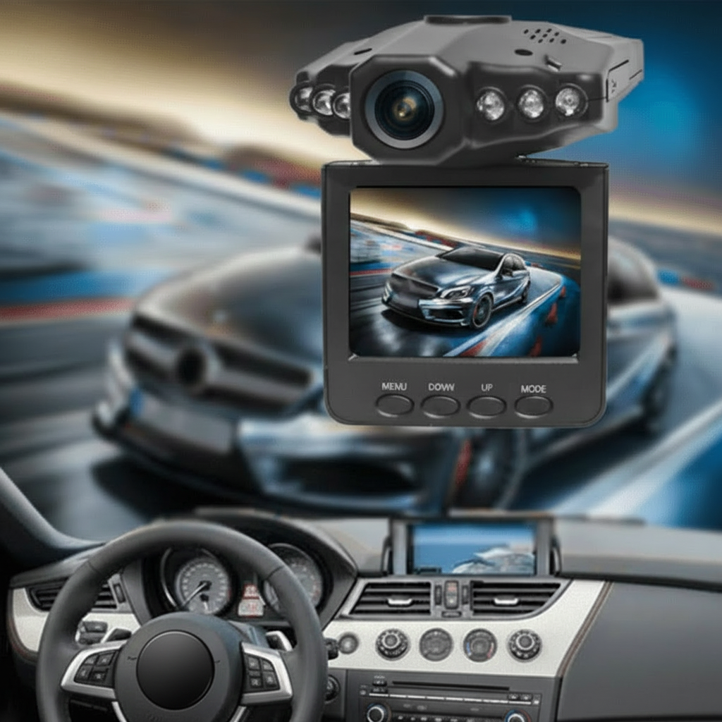 Cámara para coche con visión nocturna y modo de aparcamiento
