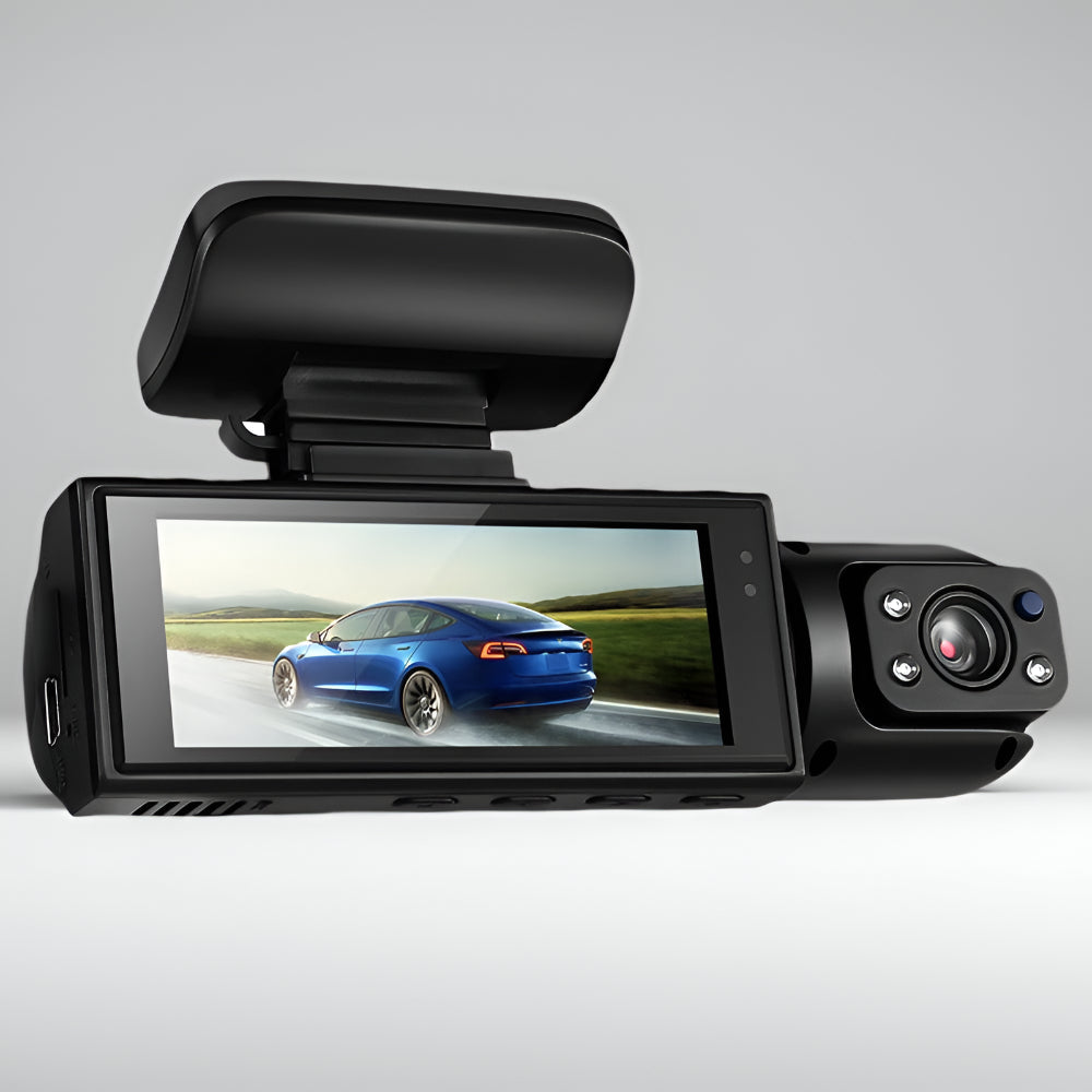 Cámara para coche Dashcam 1080P gran angular con grabación doble