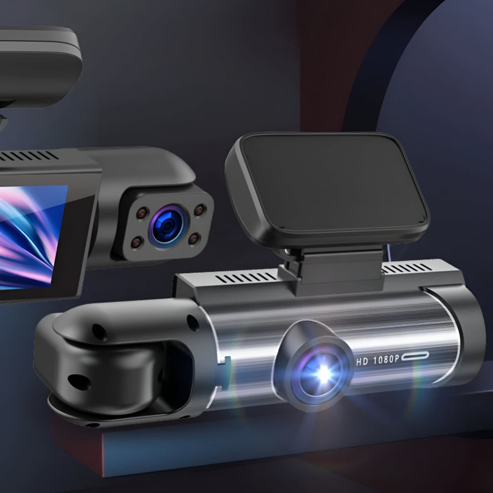 Cámara para coche Dashcam 1080P gran angular con grabación doble