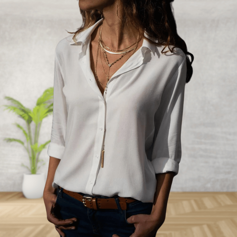Camisa abotonada para mujer