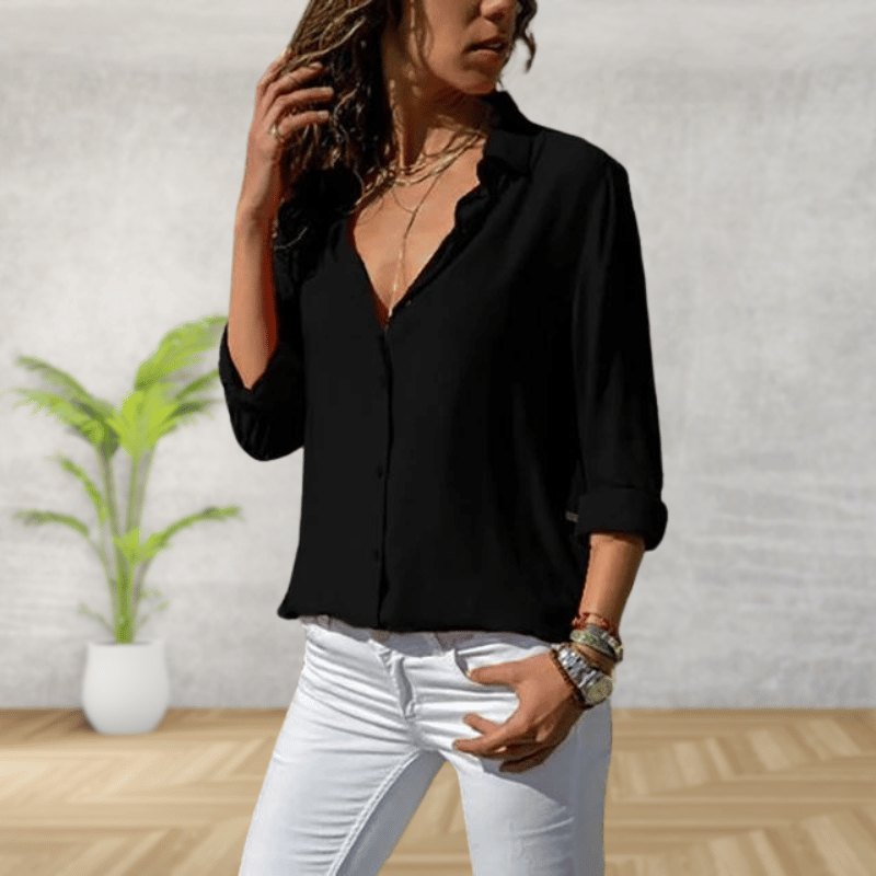 Camisa abotonada para mujer