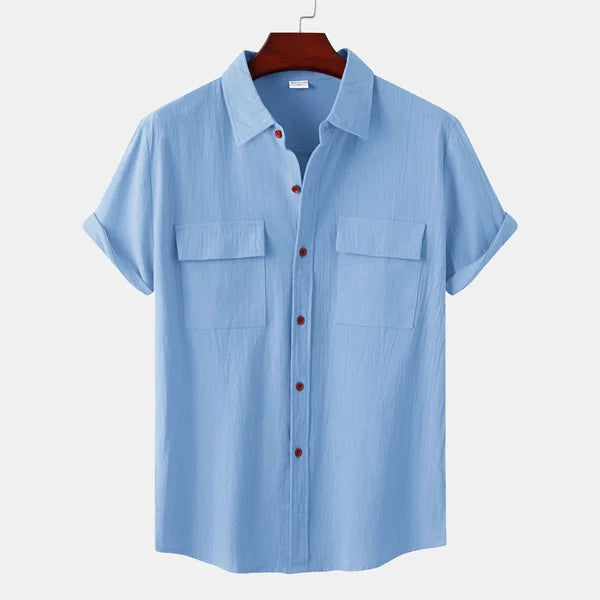 Camisa casual abotonada para hombre