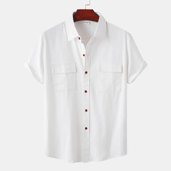 Camisa casual abotonada para hombre