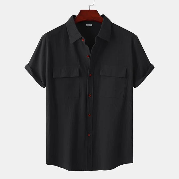 Camisa casual abotonada para hombre