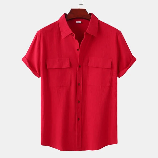 Camisa casual abotonada para hombre