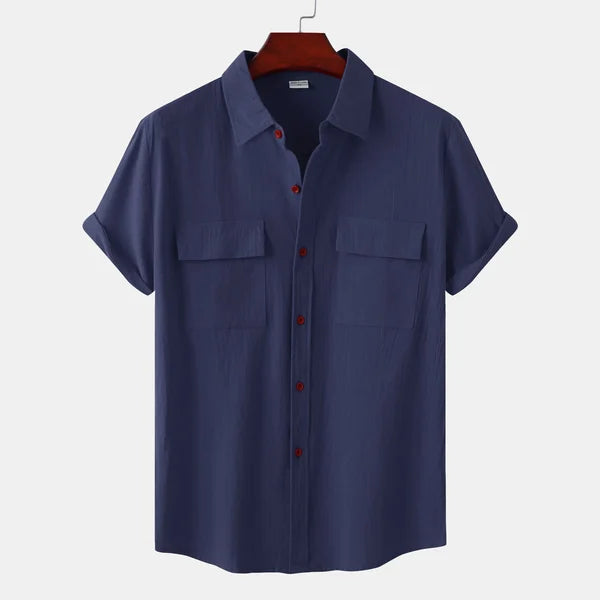 Camisa casual abotonada para hombre
