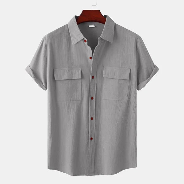 Camisa casual abotonada para hombre
