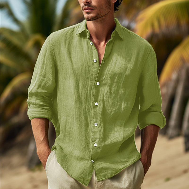 Camisa casual de hombre con botones