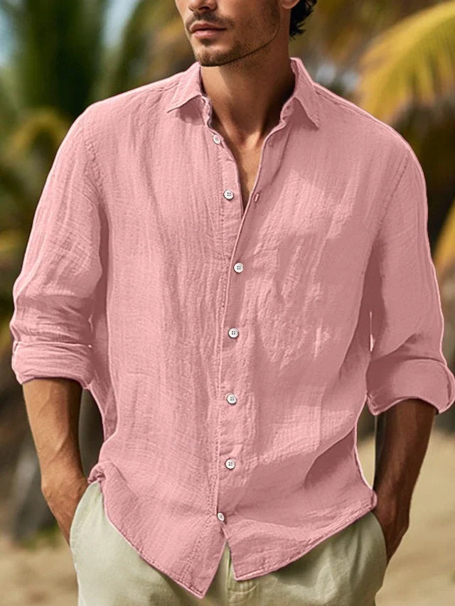 Camisa casual de hombre con botones