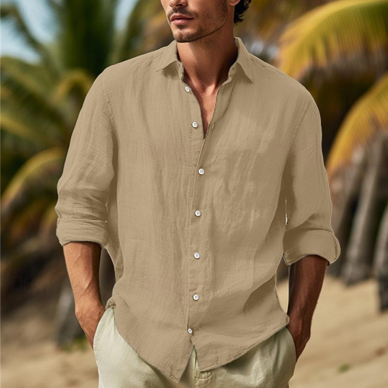 Camisa casual de hombre con botones