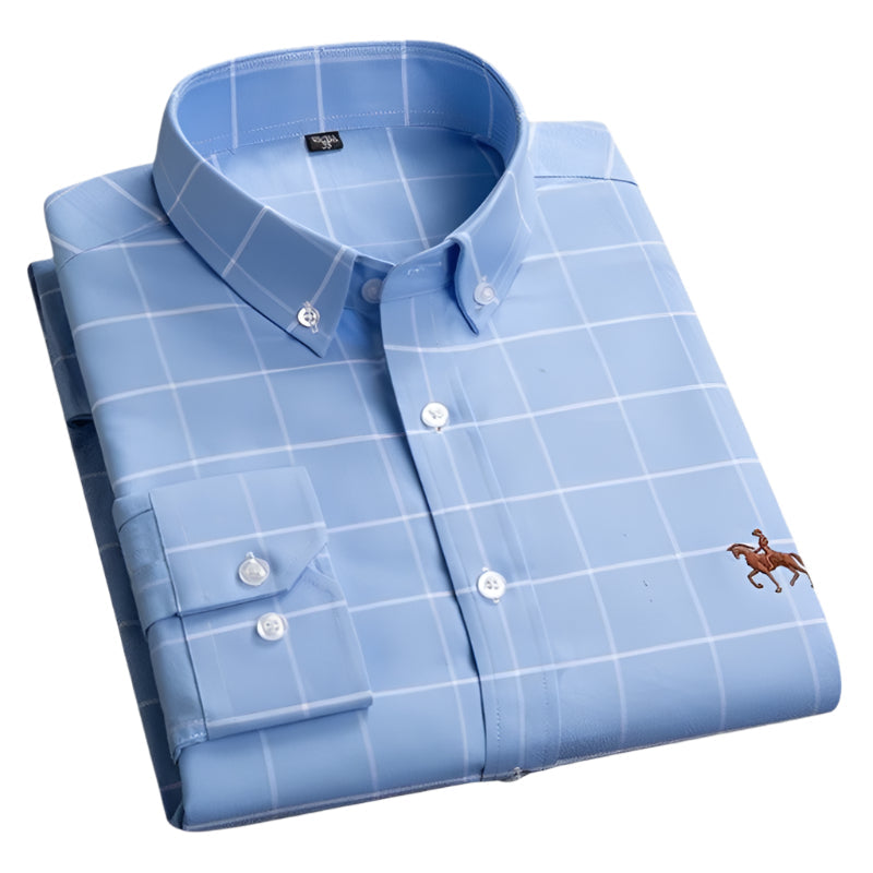 Camisa clásica de manga larga para hombre