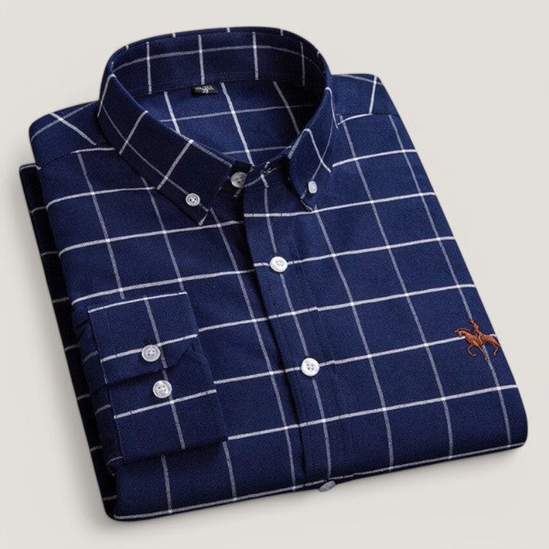 Camisa clásica de manga larga para hombre